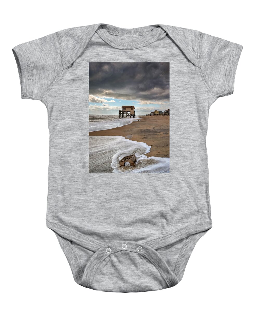 North Carolina Baby Onesie featuring the photograph Condemned #1 by Robert Fawcett