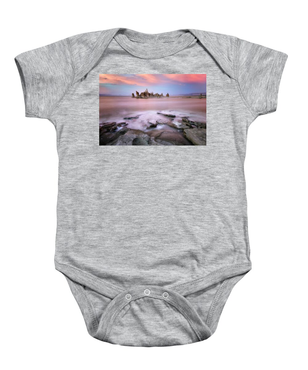 Sunset Baby Onesie featuring the photograph Cotton Candy Skies #1 by Nicki Frates