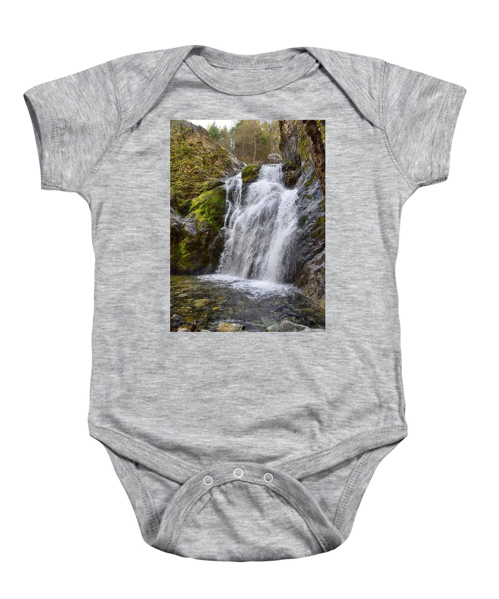 Faery Falls Baby Onesie featuring the photograph Faery Falls #1 by Maria Jansson