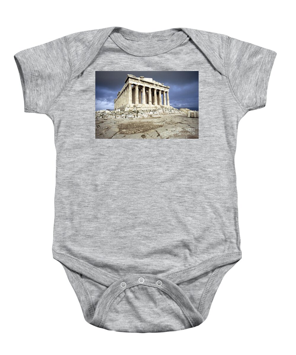 5th Century Bc Baby Onesie featuring the photograph Greece: Parthenon #1 by Granger