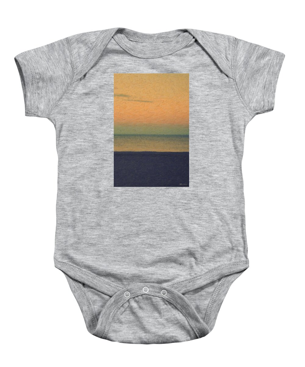 not Quite Rothko Collection By Serge Averbukh Baby Onesie featuring the photograph Not quite Rothko - Breezy Twilight #1 by Serge Averbukh