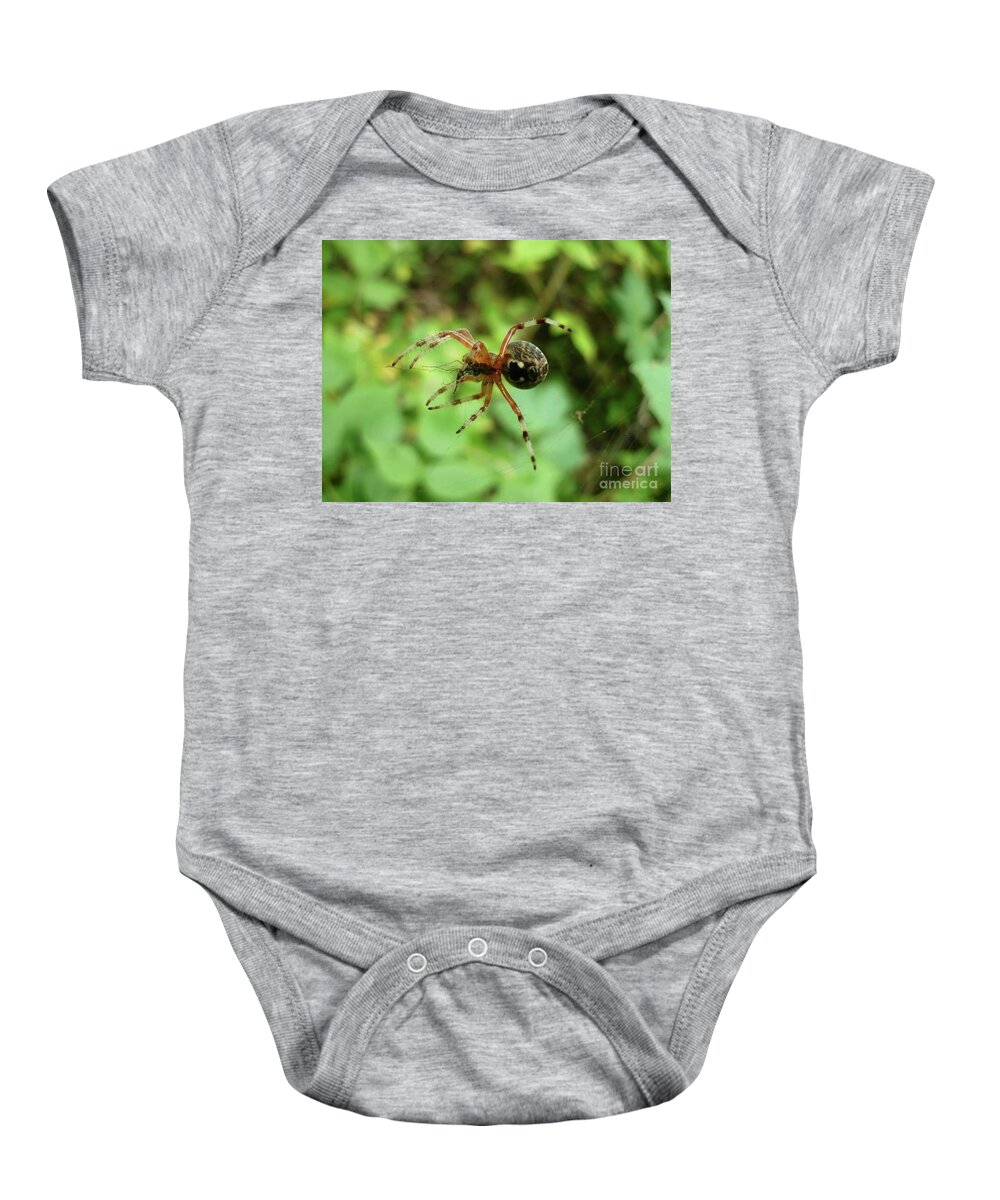 Spider Baby Onesie featuring the painting Spider by 'REA' Gallery