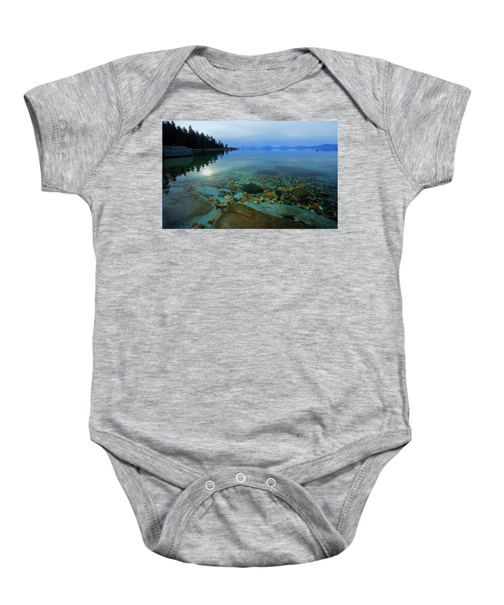  Landscape Baby Onesie featuring the photograph Tahoe Twilight by Sean Sarsfield