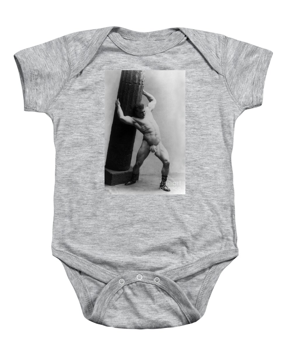 Erotica Baby Onesie featuring the photograph Eugen Sandow, Father Of Modern #10 by Science Source
