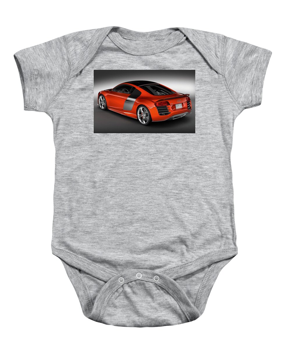 Audi Baby Onesie featuring the digital art Audi #12 by Super Lovely