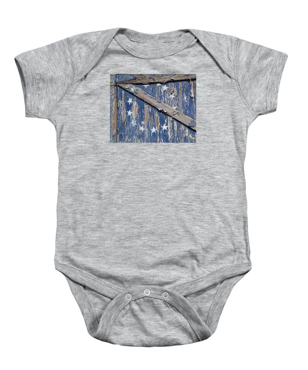 Flag Baby Onesie featuring the photograph 13 by Robert Och