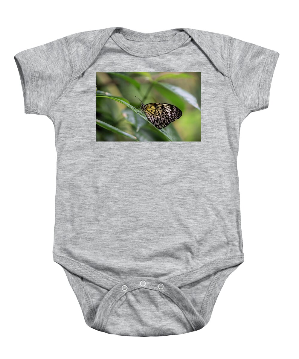 Butterfly Baby Onesie featuring the photograph 1389-2 by Teresa Blanton