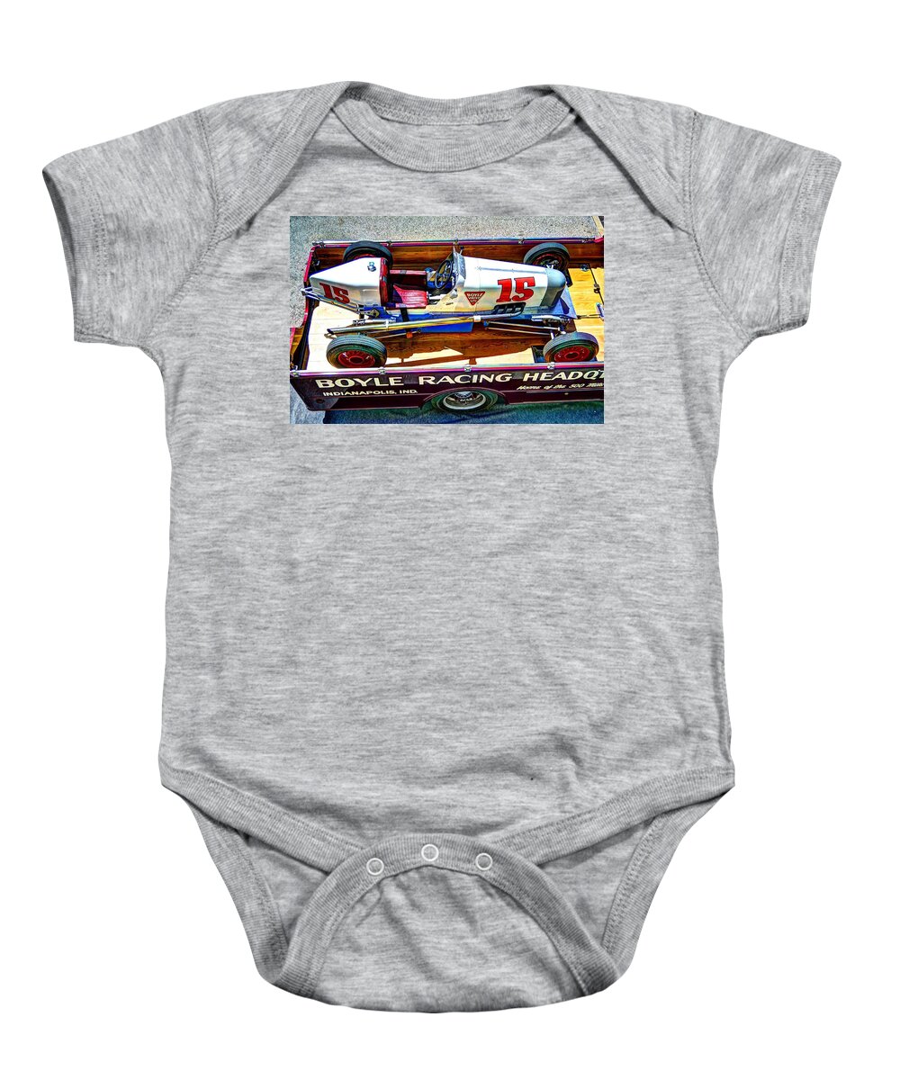 Josh Williams Photography Baby Onesie featuring the photograph 1927 Miller 91 Rear Drive Racing Car by Josh Williams