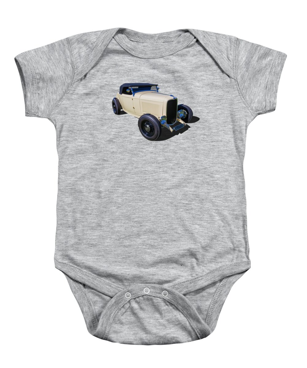 Car Baby Onesie featuring the photograph 1932 by Keith Hawley