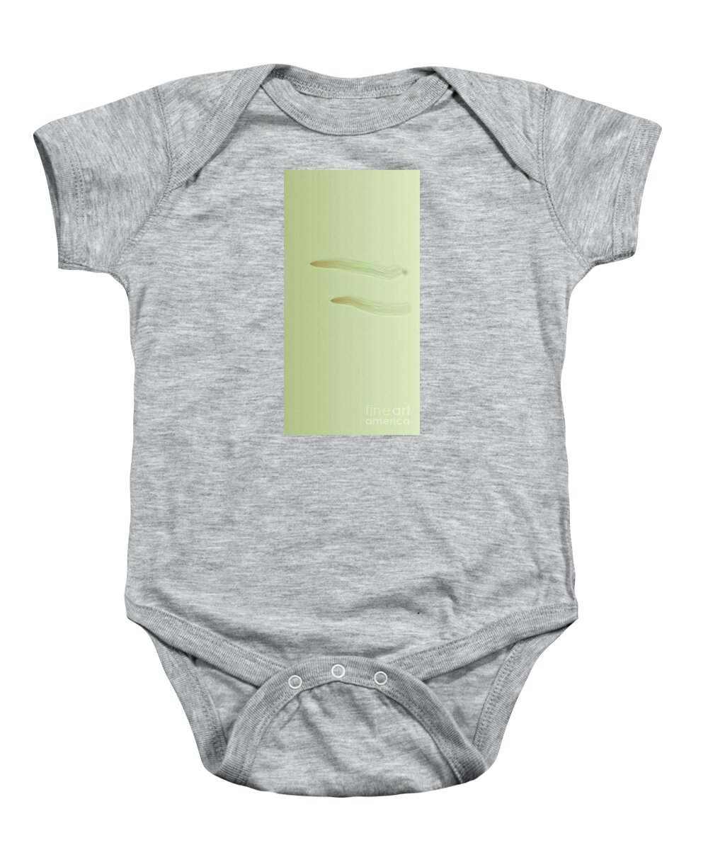 Double Sign Baby Onesie featuring the painting Double Sign by Matteo TOTARO