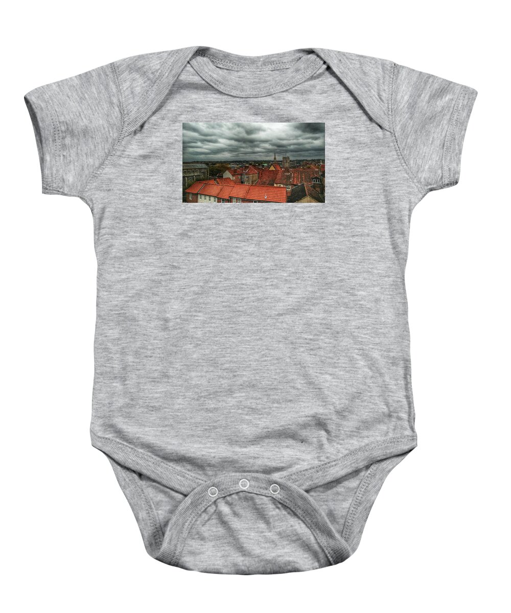 Clouds Baby Onesie featuring the photograph Norwich #2 by Pedro Fernandez