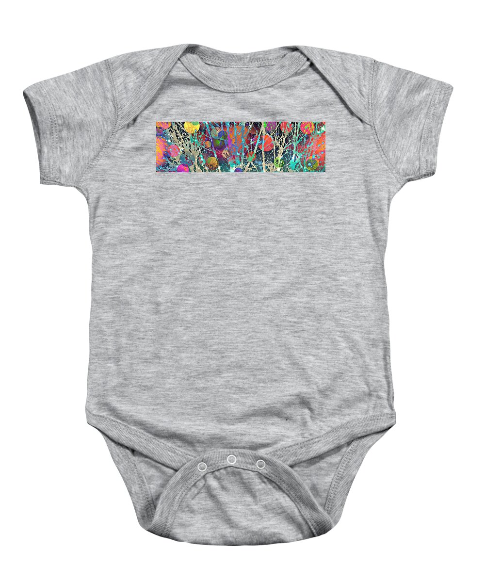  Baby Onesie featuring the digital art 2017 Christmas Card 5 by Christine Nichols