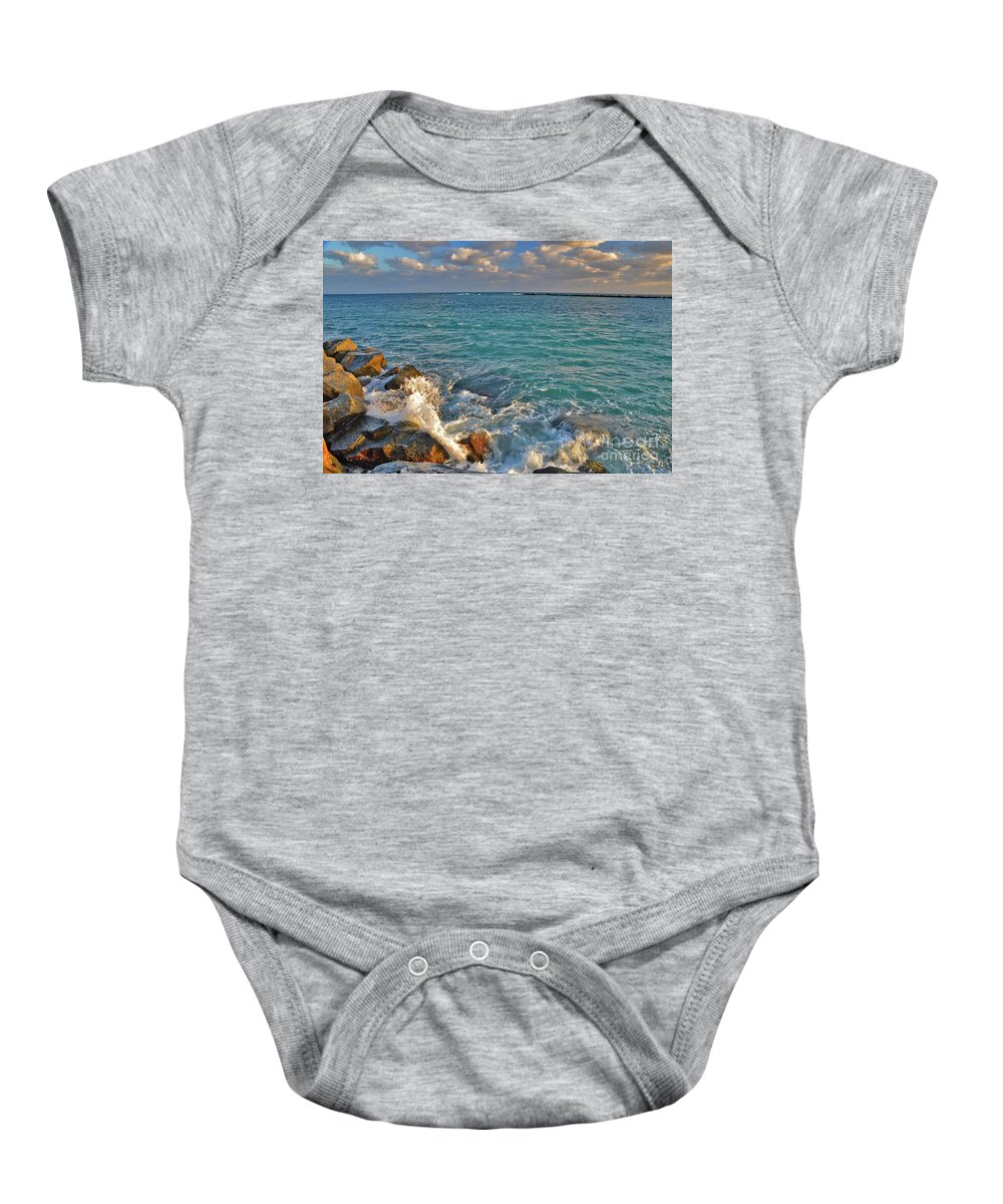 Singer Island Baby Onesie featuring the photograph 29- Dream Horizon by Joseph Keane