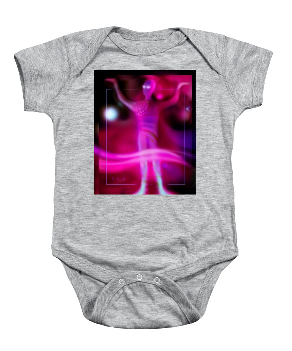 Dream Baby Onesie featuring the painting Elusive Dream #3 by Hartmut Jager