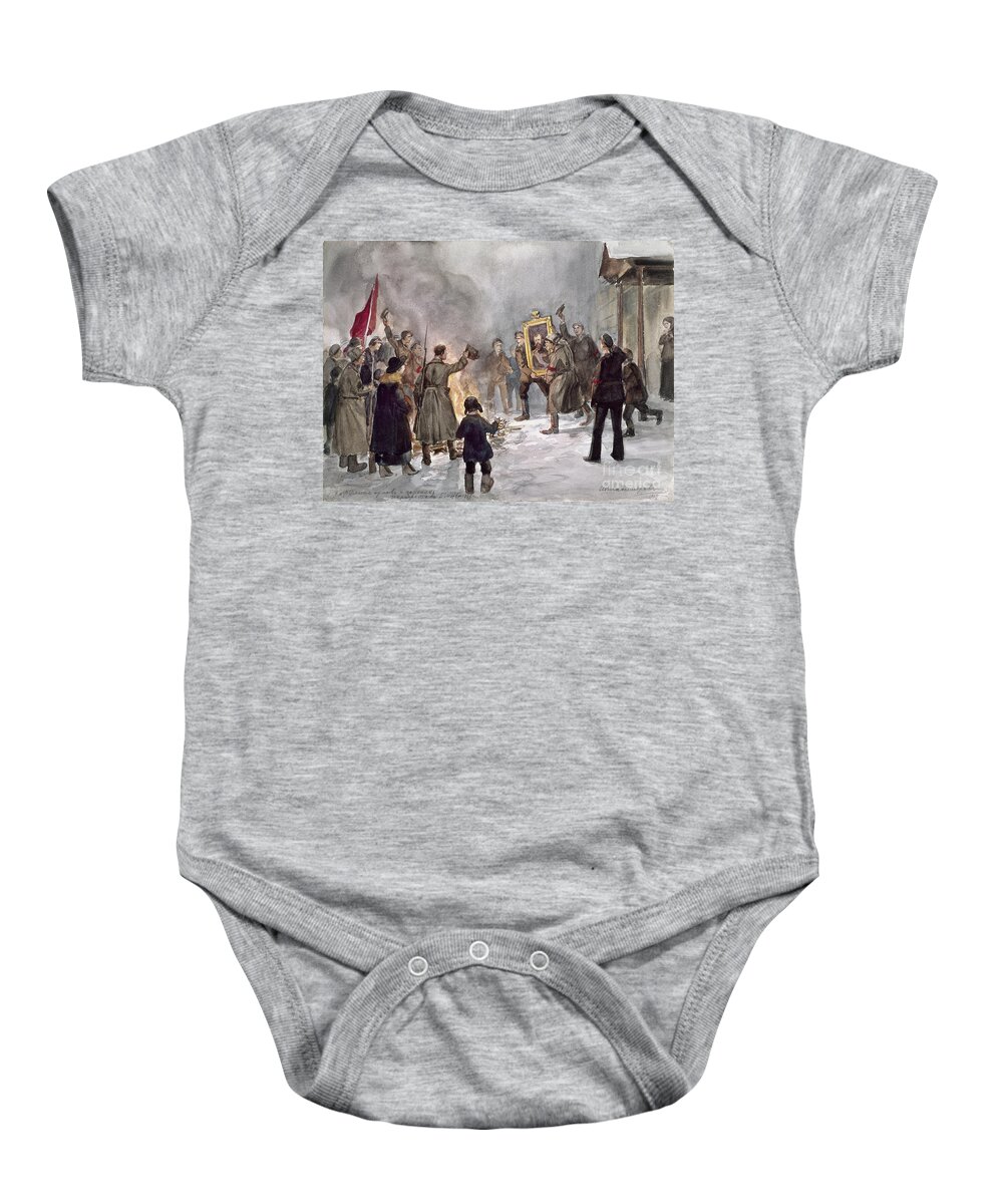 1917 Baby Onesie featuring the photograph Russian Revolution, 1917 #5 by Granger