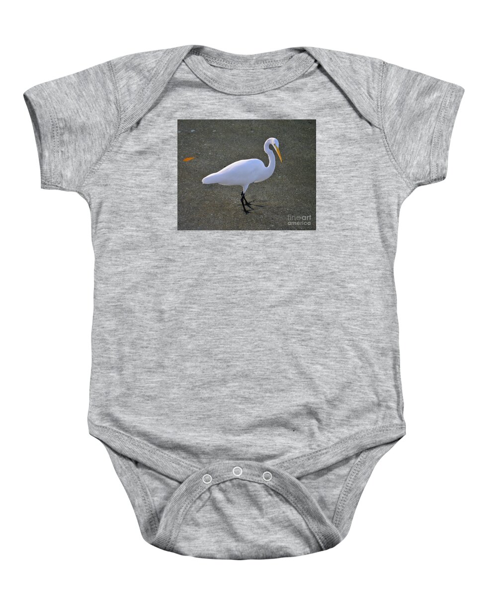 Great Egret Baby Onesie featuring the photograph 59- Great Egret by Joseph Keane