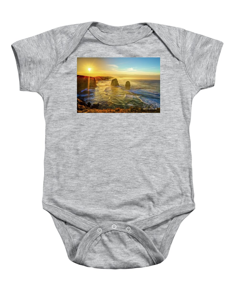 Australia Baby Onesie featuring the photograph Twelve Apostles Victoria #6 by Benny Marty