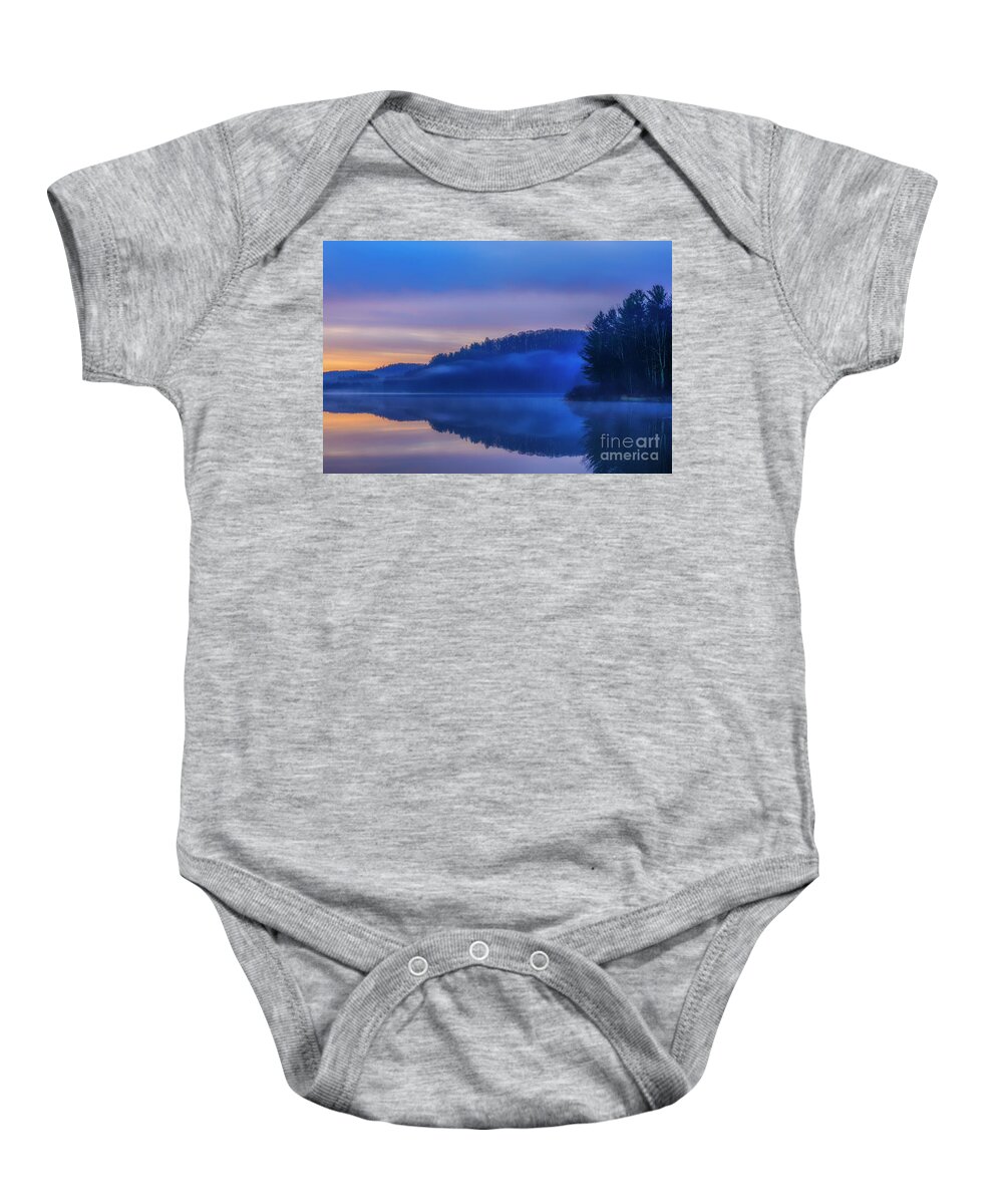 Lake Baby Onesie featuring the photograph Winter Dawn #13 by Thomas R Fletcher