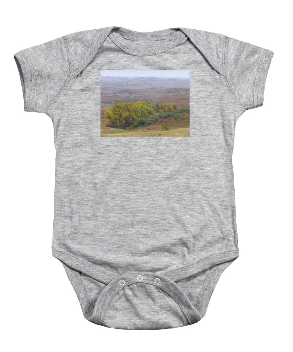 North Dakota Baby Onesie featuring the photograph A Soft Rain in September by Cris Fulton