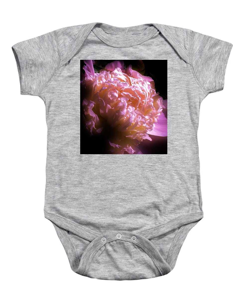 Flora Baby Onesie featuring the photograph A Touch of Light #1 by Bruce Bley