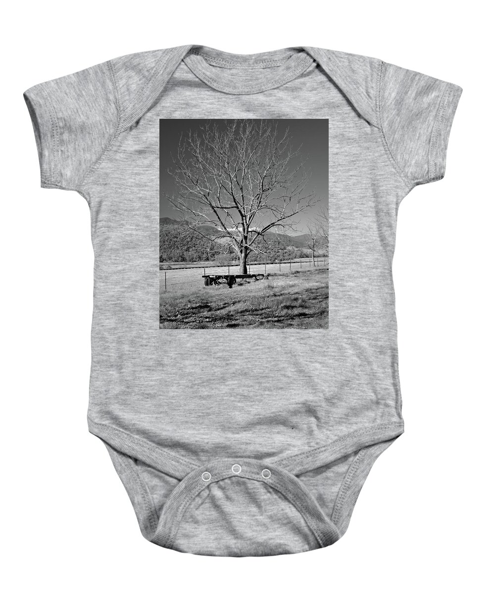 Winter Baby Onesie featuring the photograph A Wintery Stand by Mark Lucey