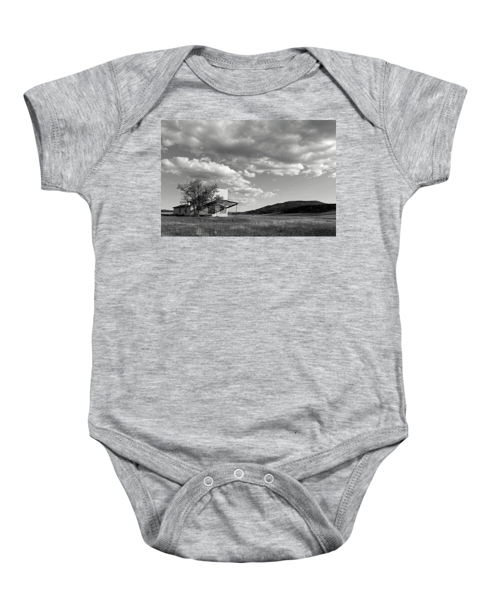 Abandoned Baby Onesie featuring the photograph Abandoned in Wyoming by Angela Moyer