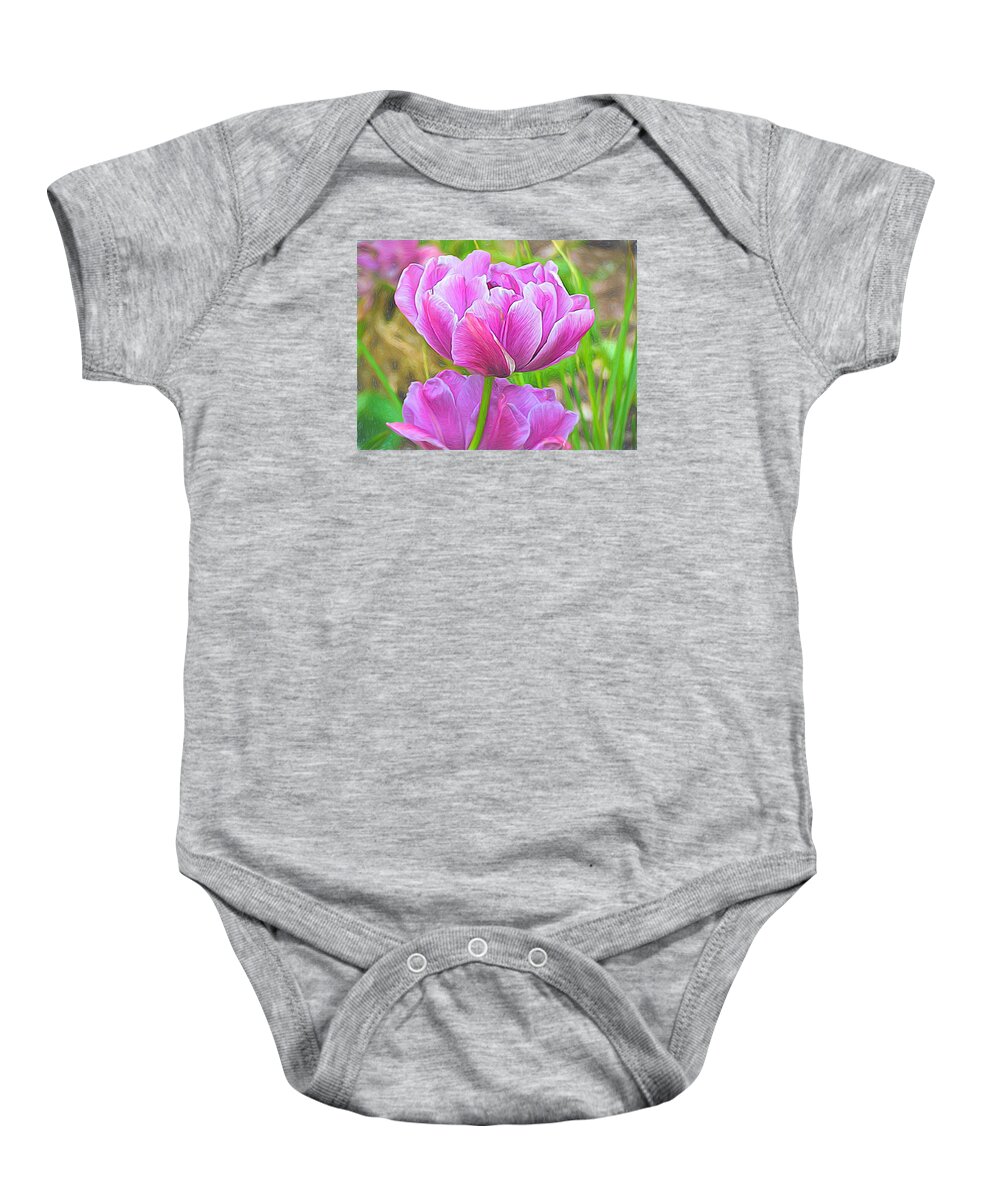 Flower Baby Onesie featuring the painting Above the Rest by Renette Coachman