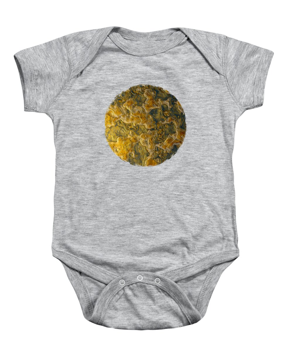 Abstract Baby Onesie featuring the digital art Abstract Studio 5 by Spacefrog Designs