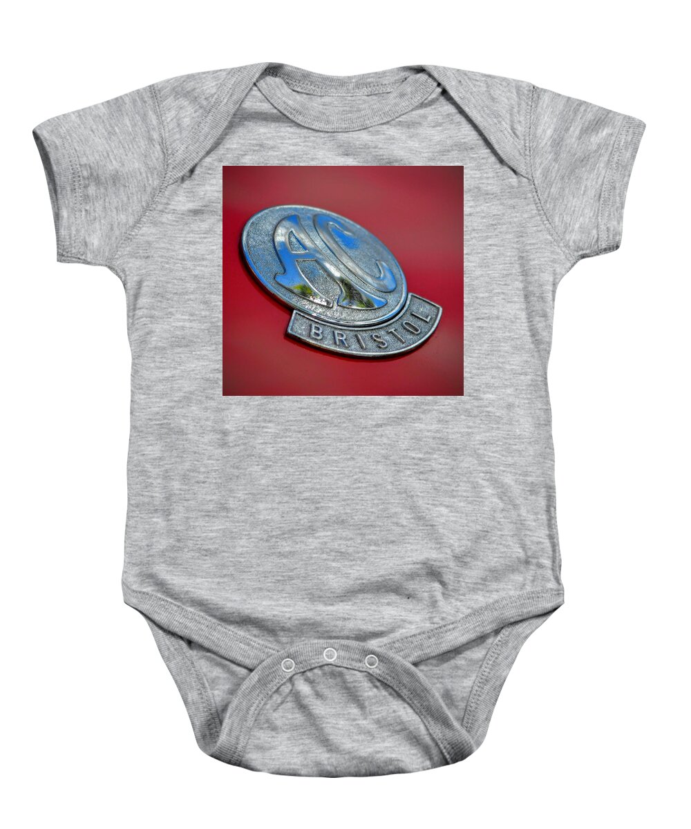  Baby Onesie featuring the photograph AC Sports Car by Dean Ferreira