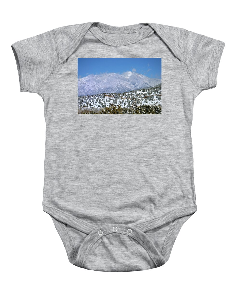 Landscape Baby Onesie featuring the photograph After The Blizzard by Ron Cline