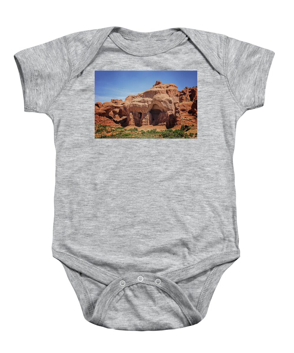 Aged With Time Baby Onesie featuring the photograph Aged With Time by Susan McMenamin