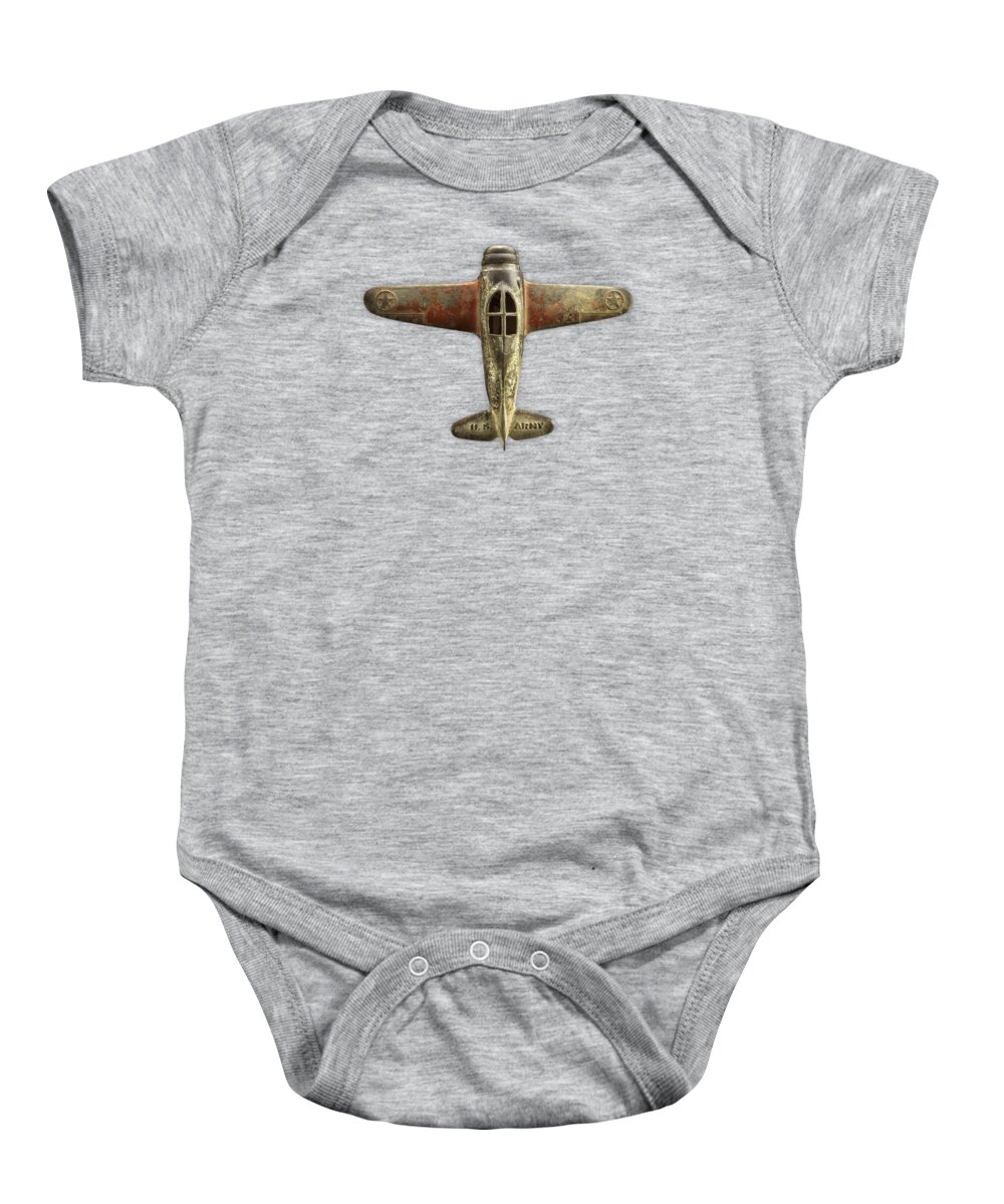 Metal Baby Onesie featuring the photograph Airplane Scrapper by YoPedro