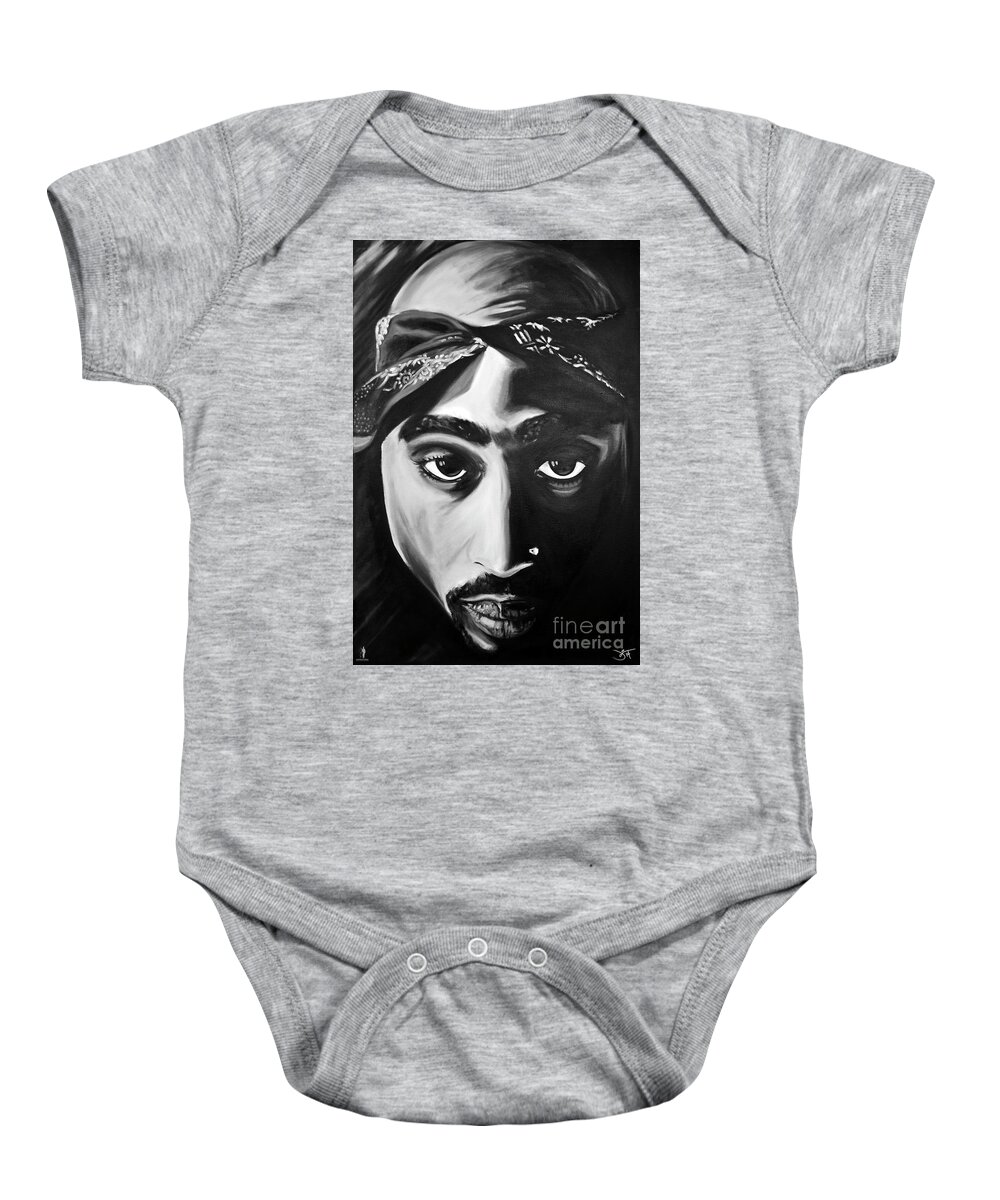 tupac baby onesie