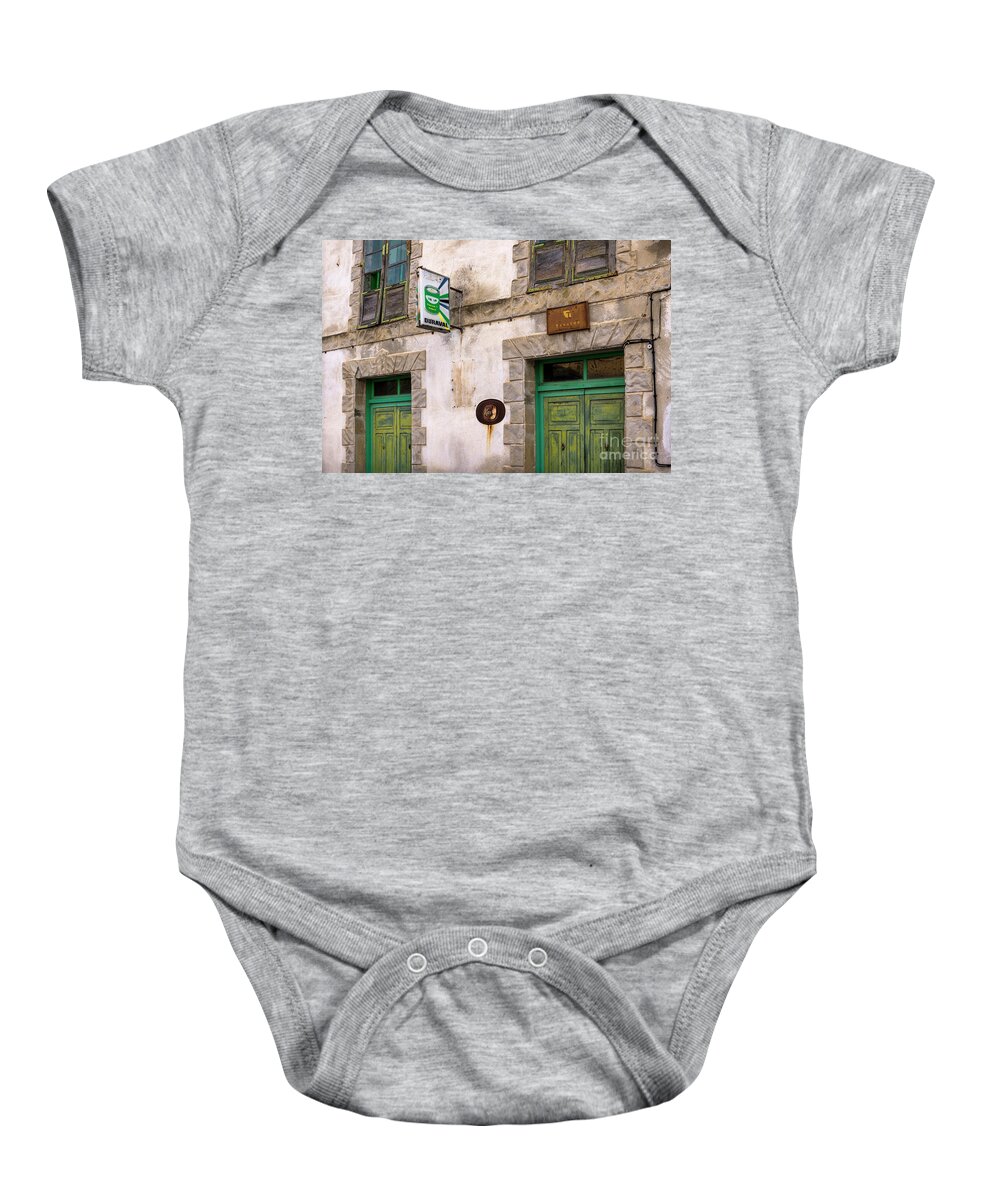 Oscos Baby Onesie featuring the photograph An old store in Oscos region by RicardMN Photography