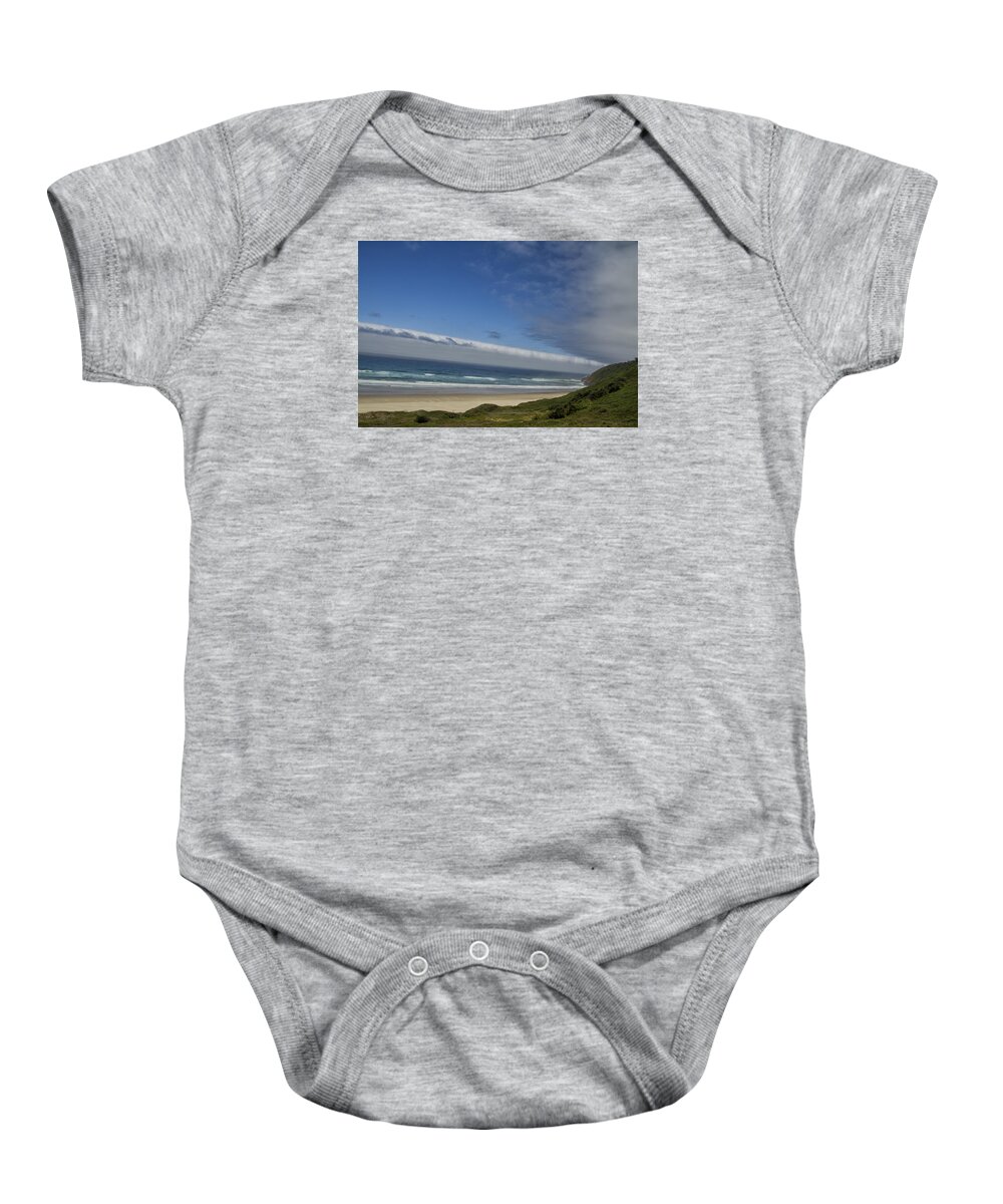 Oregon Baby Onesie featuring the photograph And Miles to Go by Tom Kelly