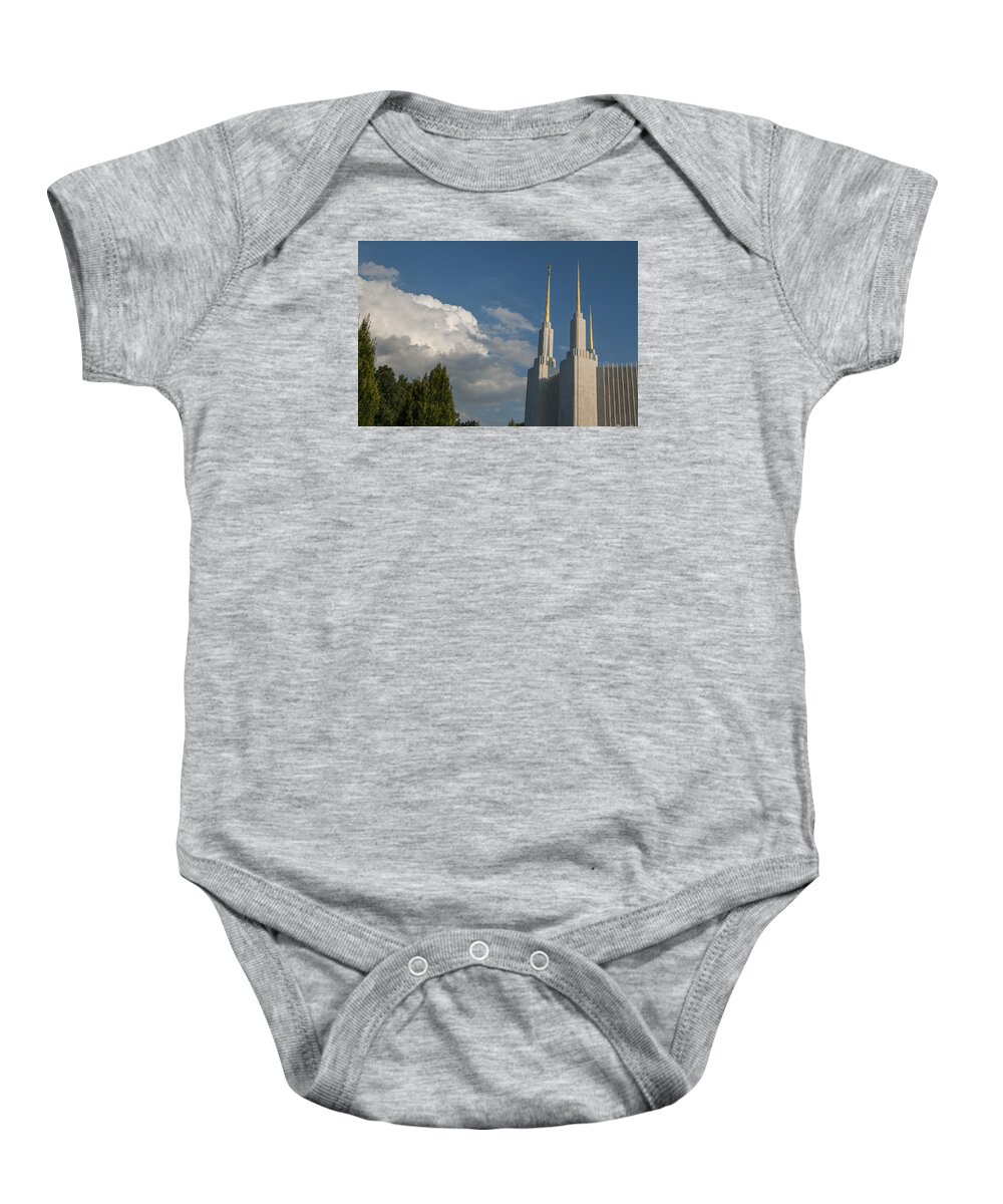 Architecture Baby Onesie featuring the photograph Another beautiful day by Brian Green
