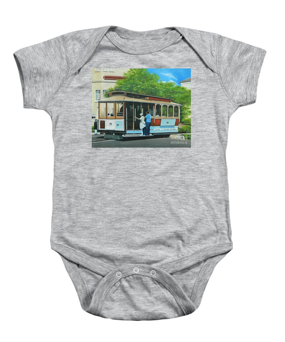 Art Baby Onesie featuring the painting Art Heals by Kenneth Harris