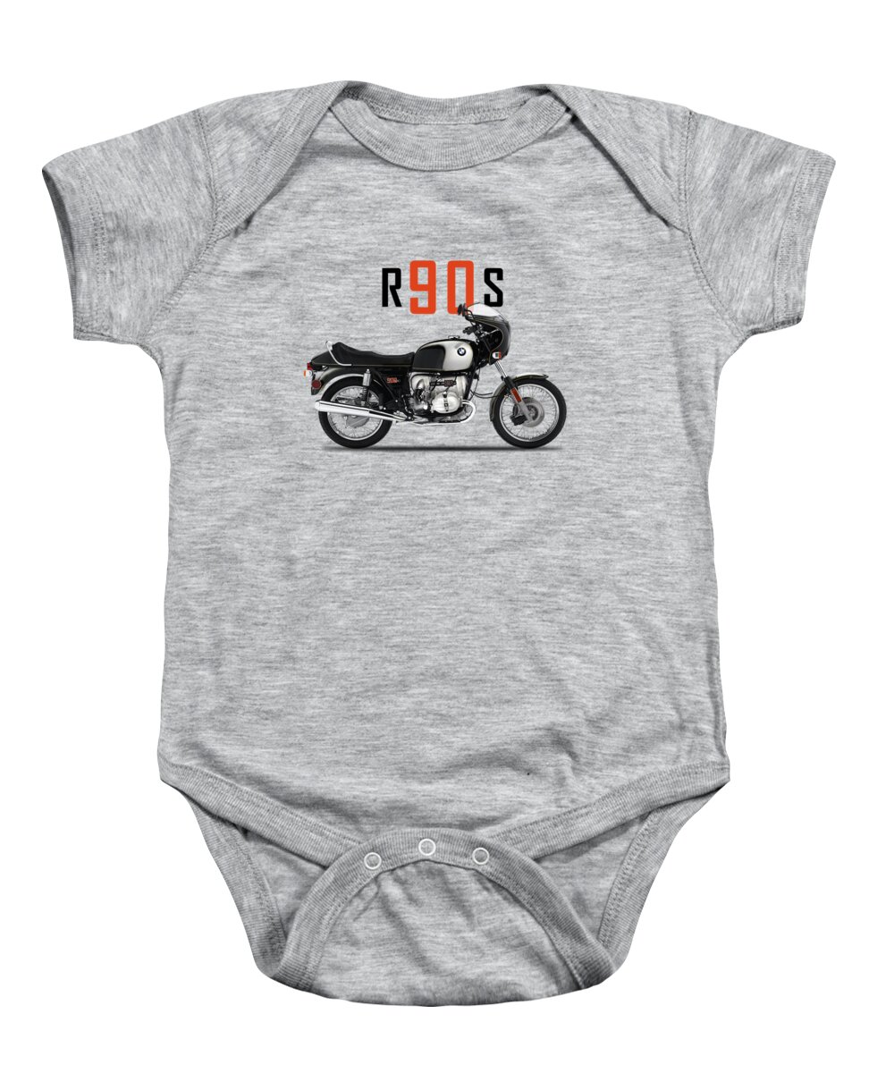 Bmw Baby Onesie featuring the photograph The 1974 R90S by Mark Rogan