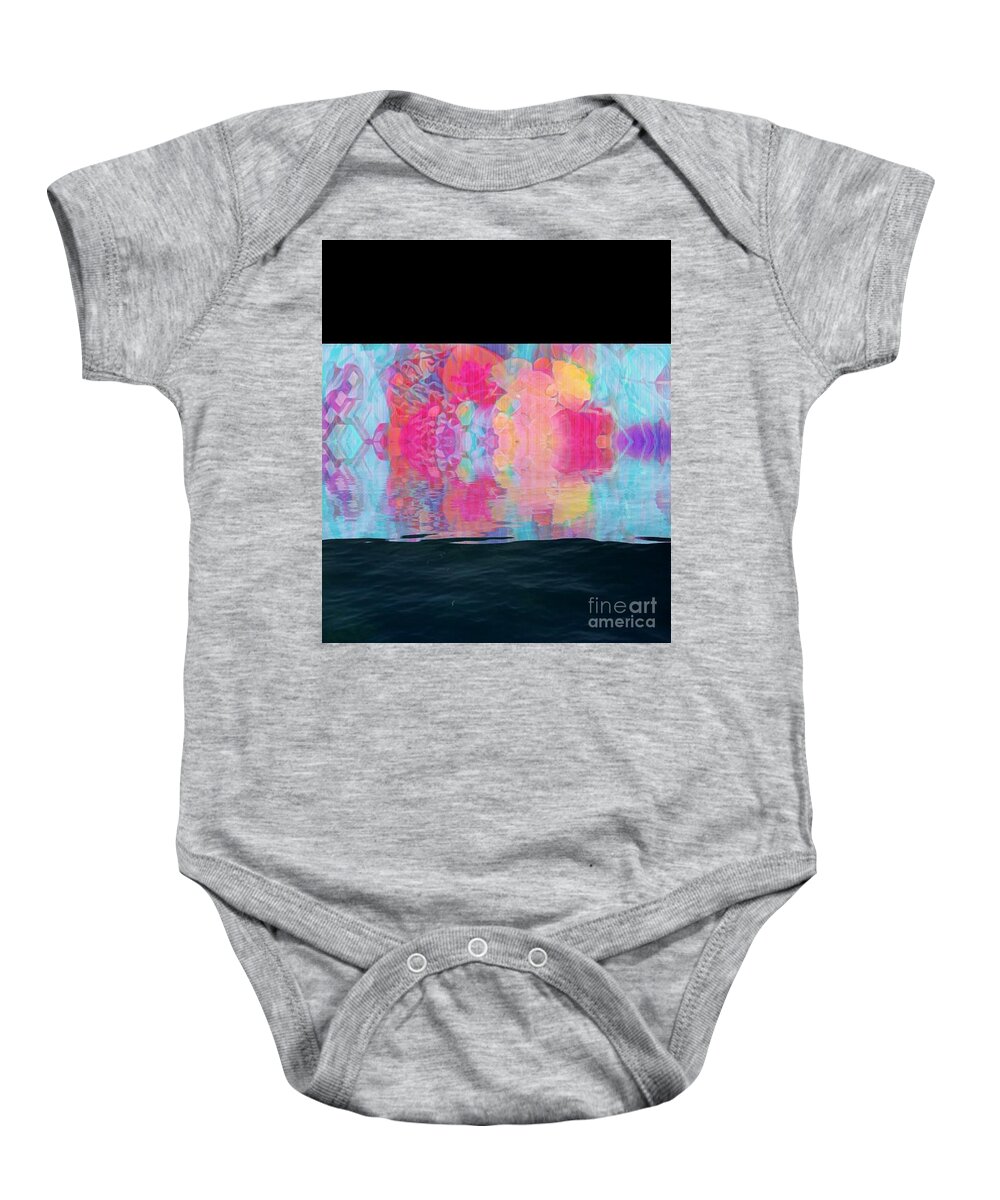 Reflection Baby Onesie featuring the photograph Arty reflection by Steven Wills