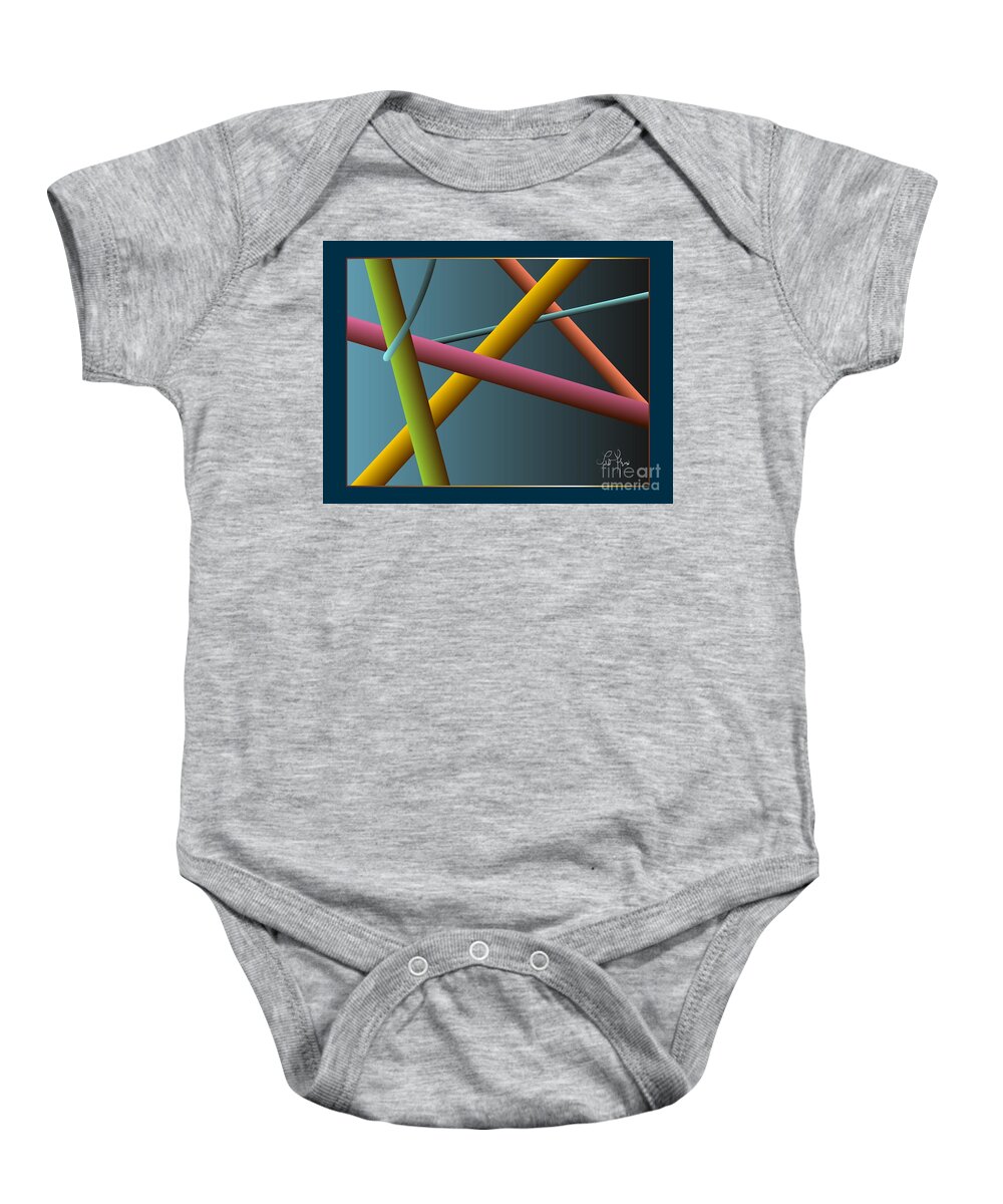 Assumption Baby Onesie featuring the digital art Assumption by Leo Symon