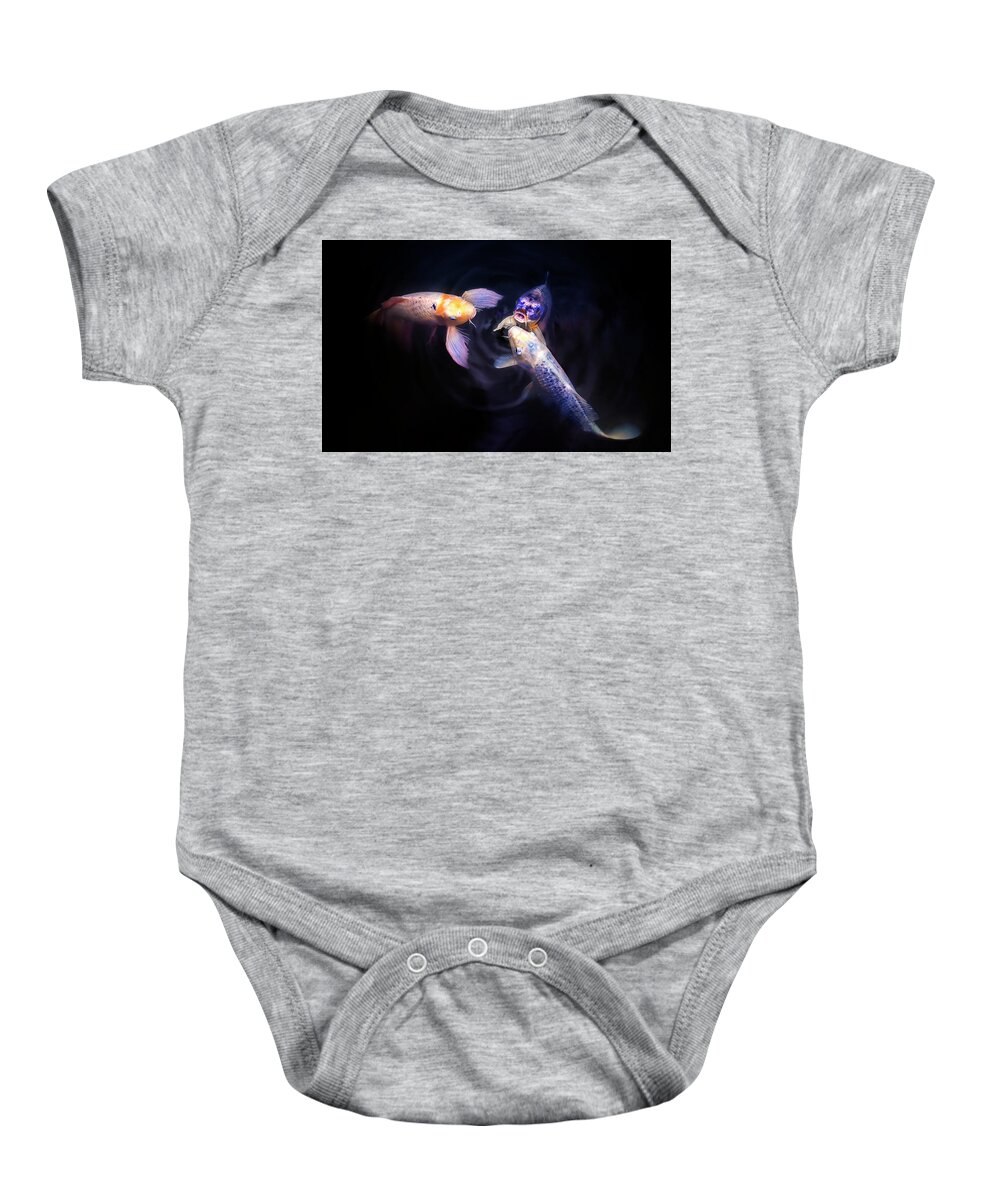 Feng Shui Baby Onesie featuring the photograph Auspicious Three by John Poon