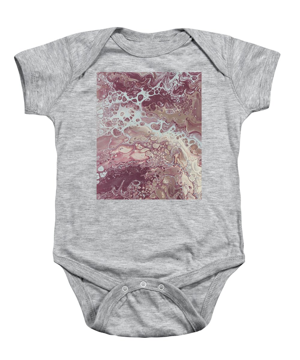 Fluid Baby Onesie featuring the painting Autumn Breeze by Jennifer Walsh