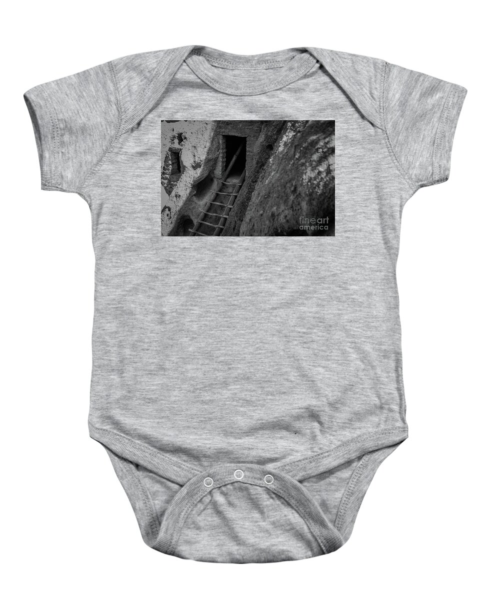 Bandelier Baby Onesie featuring the photograph Bandelier National Monument by Jeff Hubbard