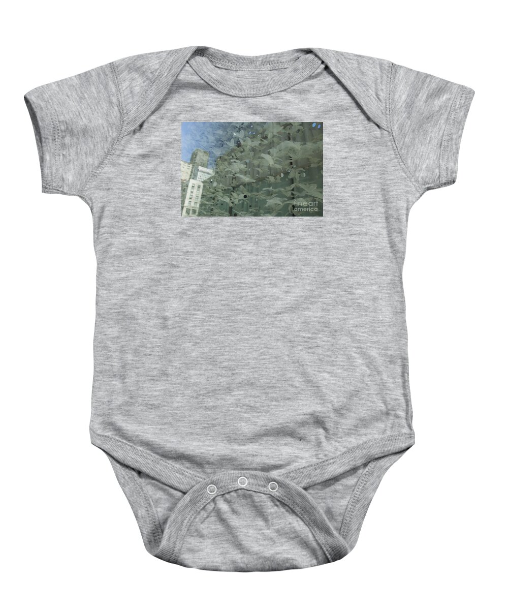 San Francisco Baby Onesie featuring the photograph Bay City Reflections by Jeanette French