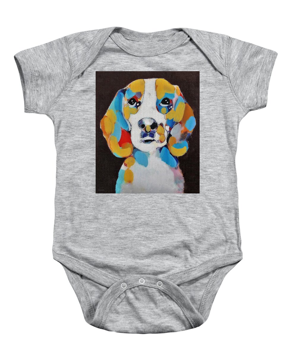 Beagle Baby Onesie featuring the photograph Beagle by Rob Hans