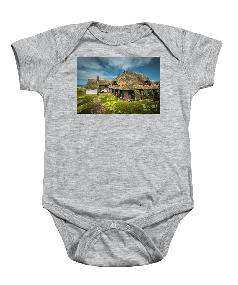 Cottage Baby Onesie featuring the photograph Beautiful Cottage by Eva Lechner