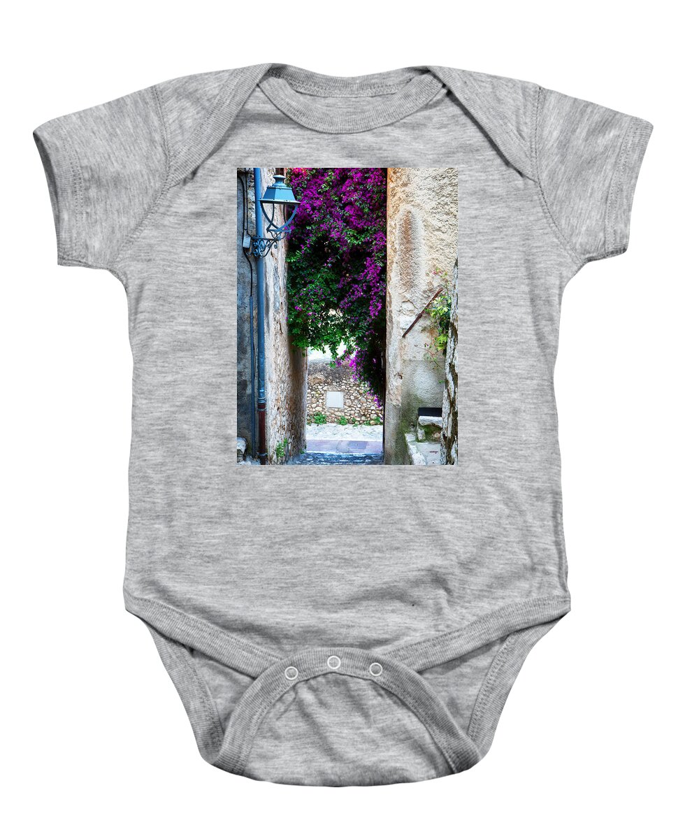 Provence Baby Onesie featuring the photograph Beautiful Old Town of Provence by Anastasy Yarmolovich