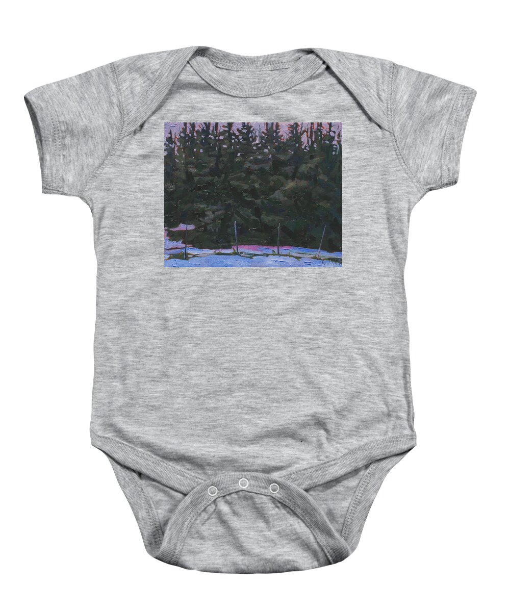 779 Baby Onesie featuring the painting Before the Storm by Phil Chadwick