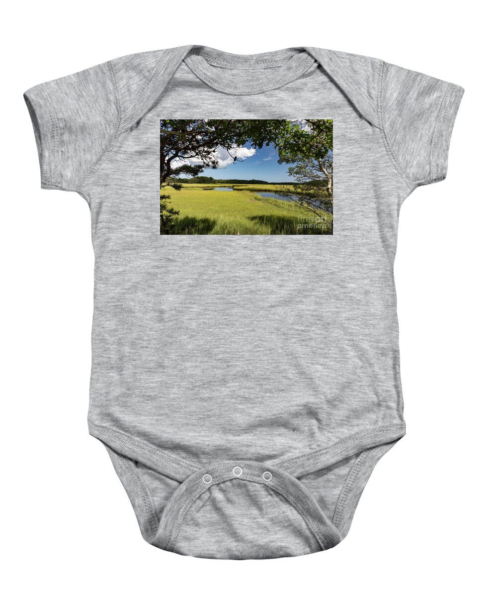 Clouds Baby Onesie featuring the photograph Bells Neck Road by Jim Gillen