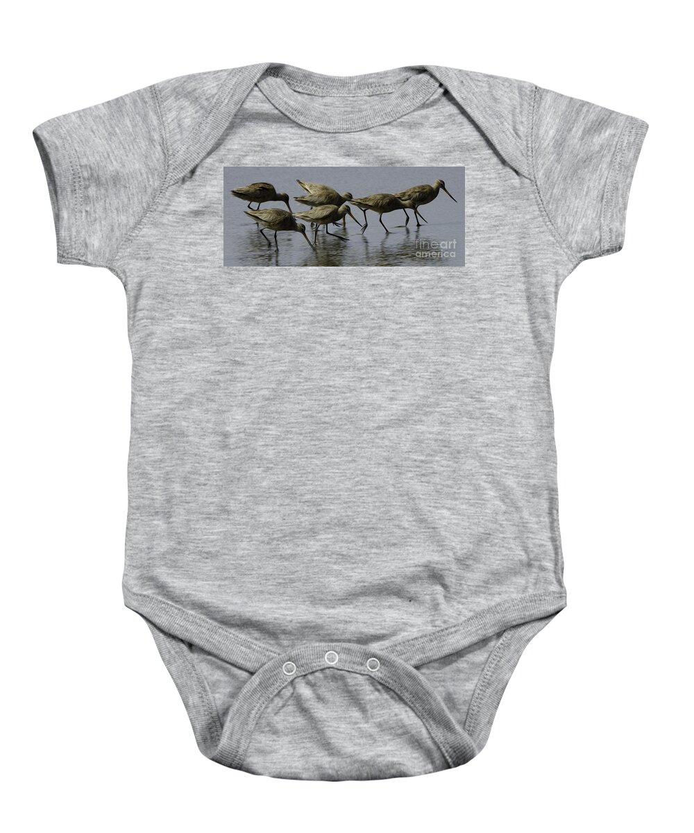Bird Baby Onesie featuring the photograph Birds Of A Feather 6 by Bob Christopher